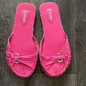 Brand new pink slip on flats